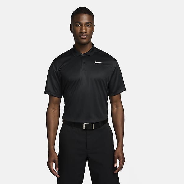 Collarless golf shirt shop